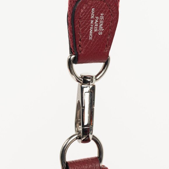 Hermes Evelyne TPM Rouge Grenat Taurillon Clemence Leather Shoulder Bag - Picture 8 of 15